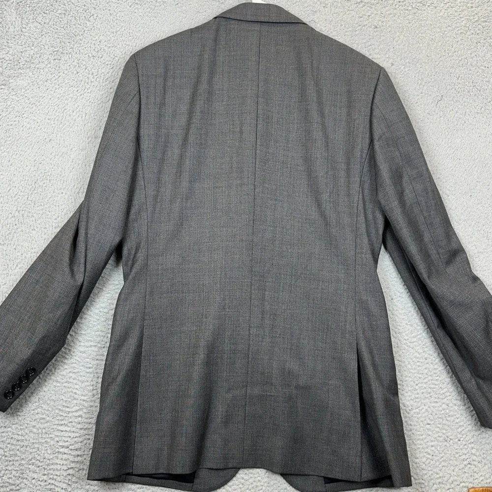 J Crew Wool Suit Pants Mens 40L 33X32 Ludlow Dark Grey Tollegno 1900 2 Piece Set